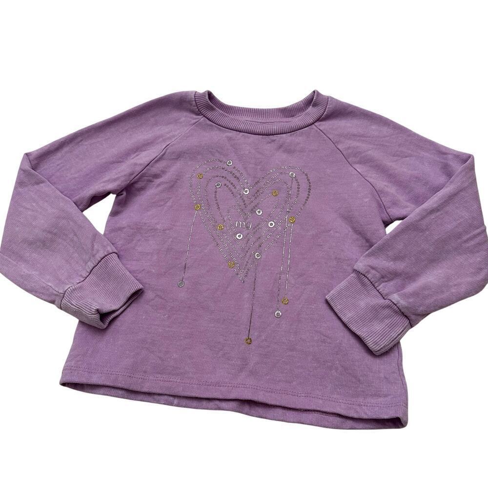 Madden Girl Purple Sweatshirt sz S (5) Pullover Crewneck Sweatshirt